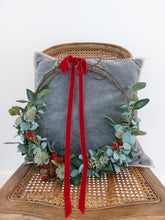 Load image into Gallery viewer, Wreath - Thistles, Eucalyptus & Raspberries