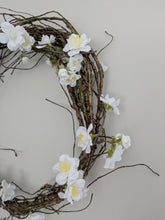 Load image into Gallery viewer, Wreath - White Blossom &amp; Twigs
