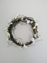 Load image into Gallery viewer, Wreath - White Blossom &amp; Twigs
