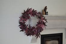 Load image into Gallery viewer, Wreath - Maple Leaf &amp; Berries
